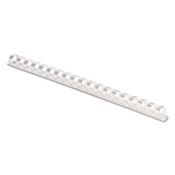 Fellowes® Plastic Comb Bindings, 3/8" Diameter, 55 Sheet Capacity, White, 100/Pack Item: FEL52371