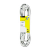 Fellowes® Indoor Heavy-Duty Extension Cord, 15 ft, 15 A, Gray Item: FEL99596