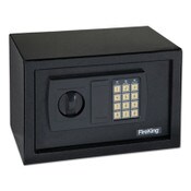 FireKing® Small Personal Safe, 0.3 cu ft, 12.19w x 7.56d x 7.88h, Black Item: FIRHS1207