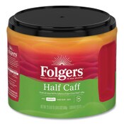 Folgers® Coffee, Half Caff, 22.6 oz Canister Item: FOL20527