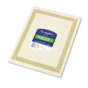 Geographics® Archival Quality Parchment Paper Certificates, 11 x 8.5, Horizontal Orientation, Natural with White Diplomat Border, 50/Pack Item: GEO21015