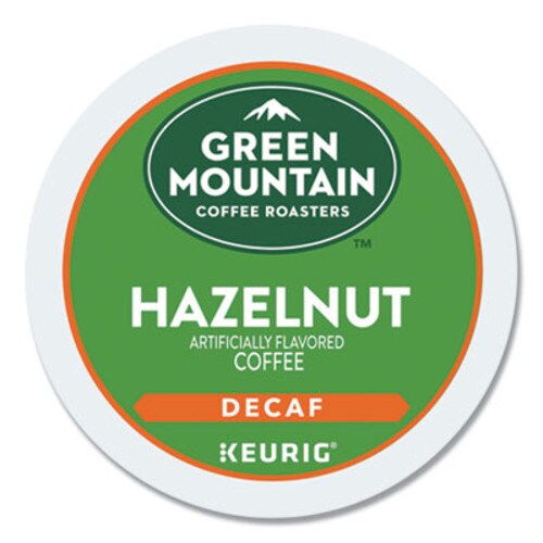 Green Mountain Coffee® Hazelnut Decaf Coffee K-Cups, 96/Carton Item: GMT7792CT