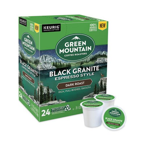 Green Mountain Coffee® Black Granite Espresso Style K-Cups, 24/Box Item: GMT9530