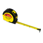 Great Neck® ExtraMark Power Tape, 0.63" x 12 ft, Steel, Yellow/Black Item: GNS95007
