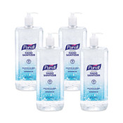 PURELL® Advanced Hand Sanitizer Refreshing Gel, 1.5 L Pump Bottle, Clean Scent, 4/Carton Item: GOJ501504CT