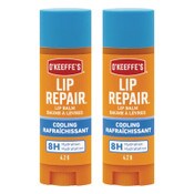 O'Keeffe's® Lip Repair Cooling Lip Balm, 0.15 oz Stick, 2/Pack Item: GORK1710402