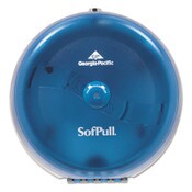 Georgia Pacific® Professional SofPull High-Capacity Center-Pull Tissue Dispenser, 16.1 x 6.75 x 10.5, Blue Item: GPC56500