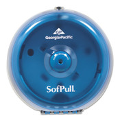 Georgia Pacific® Professional SofPull Mini Centerpull Single-Roll Bath Tissue Dispenser, 8.75 x 7 x 9, Blue Item: GPC56514