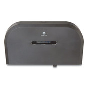 Georgia Pacific® Professional Jumbo Jr. Bathroom Tissue Dispenser, Double Roll, 22.1 x 4.8 x 12.1, Black Item: GPC59210