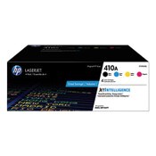 HP HP 410A, (CF410A-Q) 4-Pack Black/Cyan/Magenta/Yellow Original LaserJet Toner Cartridges Item: HEWCF410AQ