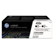 HP HP 410X, (CF410X-D) 2-Pack High-Yield Black Original LaserJet Toner Cartridges Item: HEWCF410XD