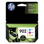 HP HP 902, (T0A38AN) 3-pack Cyan/Magenta/Yellow Original Ink Cartridges Item: HEWT0A38AN