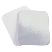 HFA® Laminated Board Lid, 7 x 5, Silver/White, Aluminum, 500/Carton Item: HFA2060L