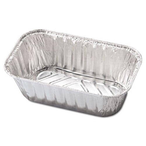 HFA® Aluminum Baking Pan, #1 Loaf, 1 lb Capacity, 5.72 x 3.31 x 2.03, 200/Carton Item: HFA31730