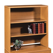 HON® 10500 Series Bookcase Hutch, 36w x 14.63d x 37.13h, Bourbon Cherry Item: HON105292HH