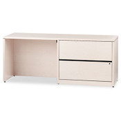 HON® 10500 Series Credenza w/Right Lateral File, 72w x 24d x 29.5h, Natural Maple Item: HON10547RDD