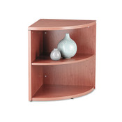 HON® 10500 Series Two-Shelf End Cap Bookshelf, 24w x 24d x 29-1/2h, Bourbon Cherry Item: HON105520HH