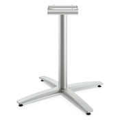 HON® Between Seated-Height X-Base for 42" Table Tops, 32.68w x 29.57h, Silver Item: HONBTX30LPR8