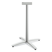 HON® Between Standing-Height X-Base for 42" Table Tops, 32.68w x 41.12h, Silver Item: HONBTX42LPR8