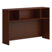 HON® Mod Desk Hutch, 3 Compartments, 60w x 14d x 39.75h, Traditional Mahogany Item: HONLDH60LT1