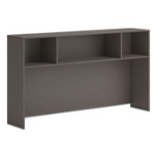 HON® Mod Desk Hutch, 3 Compartments, 72w x 14d x 39.75h, Slate Teak Item: HONLDH72LS1