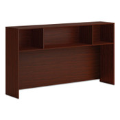 HON® Mod Desk Hutch, 3 Compartments, 72w x 14d x 39.75h, Traditional Mahogany Item: HONLDH72LT1