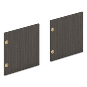 HON® Mod Laminate Doors for 60"W Mod Desk Hutch, 14.87 x 14.83, Slate Teak, 2/Carton Item: HONLDR60LMLS1