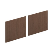 HON® Mod Laminate Doors for 72"W Mod Desk Hutch, 17.86 x 14.82, Sepia Walnut 2/Carton Item: HONLDR72LMLE1