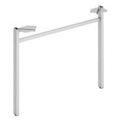 HON® Mod U-Leg, 29.75w x 2d x 27.86h, Silver Item: HONLPLLEG30USVR