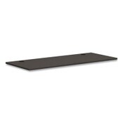 HON® Mod Worksurface, Rectangular, 72w x 30d, Slate Teak Item: HONPLRW7230LS1
