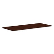 HON® Mod Worksurface, Rectangular, 72w x 30d, Traditional Mahogany Item: HONPLRW7230LT1