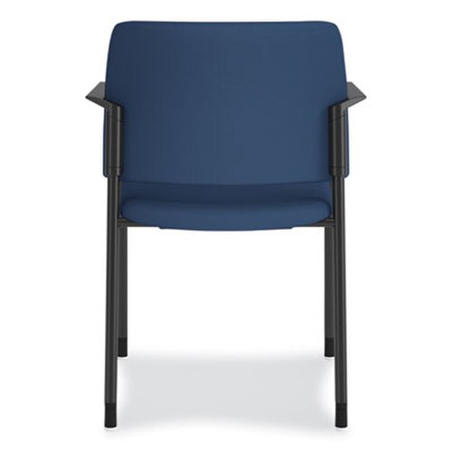 HON® Accommodate Series Guest Chair with Arms, Vinyl Upholstery, 23.5" x 22.25" x 32", Elysian Seat/Back, Charblack Legs, 2/Carton Item: HONSGS6FBSX04CB