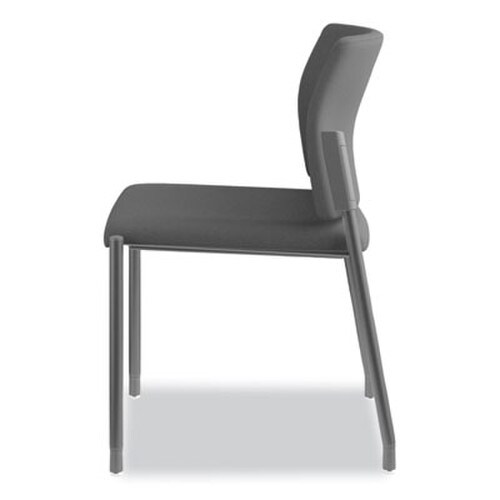 HON® Accommodate Series Guest Chair, Fabric Upholstery, 23.5" x 22.25" x 31.5", Black Seat/Back, Textured Black Base, 2/Carton Item: HONSGS6NBCU10CK