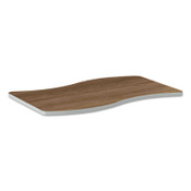HON® Build Ribbon Shape Table Top, 54w x 30d, Pinnacle Item: HONSW3054ENPNCK