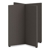HON® Mod X-Base for 42" Table Tops, 27.48w x 27.48d x 28h, Slate Teak Item: HONTBL42BASELS1
