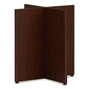 HON® Mod X-Base for 42" Table Tops, 27.48w x 27.48d x 28h, Traditional Mahogany Item: HONTBL42BASELT1