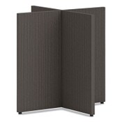 HON® Mod X-Base for 48" Table Tops, 30w x 30d x 28h, Slate Teak Item: HONTBL48BSELS1