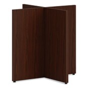 HON® Mod X-Base for 48" Table Tops, 30w x 30d x 28h, Traditional Mahogany Item: HONTBL48BSELT1