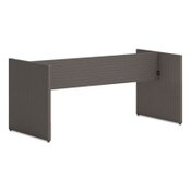 HON® Mod Slab Base for 96" Table Tops, 63.5w x 29.23d x 28h, Slate Teak Item: HONTBL96BSELS1