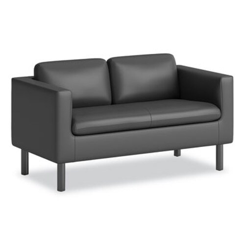 HON® Parkwyn Series Loveseat, 53.5w x 26.75d x 29h, Black Item: HONVP3LLOVEBLK