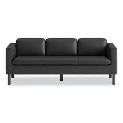 HON® Parkwyn Series Sofa, 77w x 26.75d x 29h, Black Item: HONVP3LSOFABLK