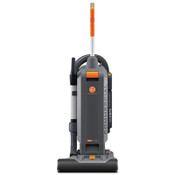 Hoover® Commercial HushTone Vacuum Cleaner with Intellibelt, 15" Cleaning Path, Gray/Orange Item: HVRCH54115