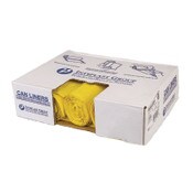 Inteplast Group Low-Density Commercial Can Liners, Infectious Waste Biohazard, 30 gal, 1.15 mil, 30" x 43", Yellow, 25 Bags/Roll, 6 Rolls/CT Item: IBSBR3043SPY