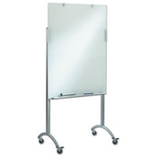 Iceberg Clarity Mobile Easel with Integrated Glass Marker Board, 36 x 48 x 72, Steel Item: ICE31100