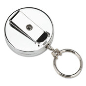 SecurIT® Pull Key Reel Wearable Key Organizer, Stainless Steel Item: ICX94180300