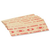 Iconex™ Tubular Coin Wrappers, Pennies, $.50, Pop-Open Wrappers, 1000/Pack Item: ICX94190051
