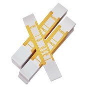 Iconex™ Color-Coded Kraft Currency Straps, $10 Bill, $1000, Self-Adhesive, 1000/Pack Item: ICX94190064