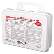 Impact® Bloodborne Pathogen Cleanup Kit, 10 x 7 x 2.5, OSHA Compliant, Plastic Case Item: IMP7351