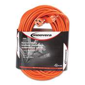 Innovera® Indoor/Outdoor Extension Cord, 100 ft, 10 A, Orange Item: IVR72200