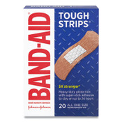 BAND-AID® Flexible Fabric Adhesive Tough Strip Bandages, 1 x 4, 20/Box Item: JOJ4408